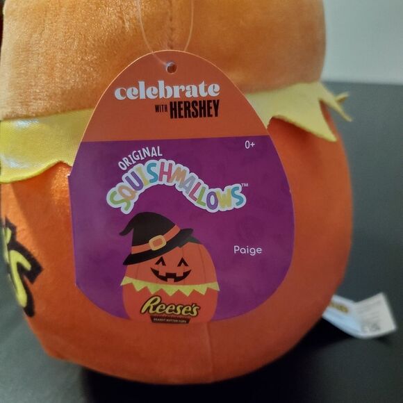 Squishmallows, Reese's Paige the pumpkin, 8" - Picture 6 of 9